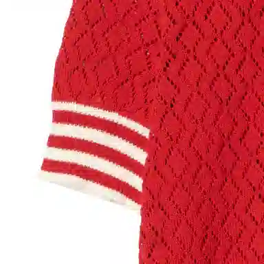 GUCCI x adidas Originals SS22 Polo Red