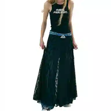 MARDI MERCREDI SS25 TANK RACER BRUSH LOGO_BLACK WHITE