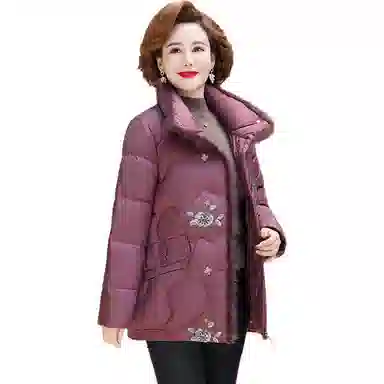 鸭鸭 时尚气质纯色羽绒服 女款