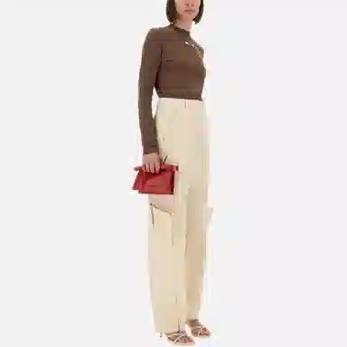 Jacquemus Crewneck Long Sleeve Tee Women