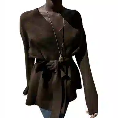 ZARA V-Neck Knit Sweater