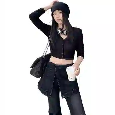 美洋 开衫流动哲学长袖针织衫 女款