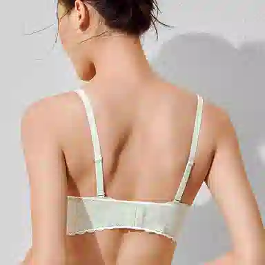 曼妮芬 小胸聚拢大胸显小舒适蕾丝文胸 女款