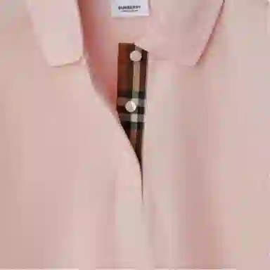 Burberry SS25 Polo Shirt Pink