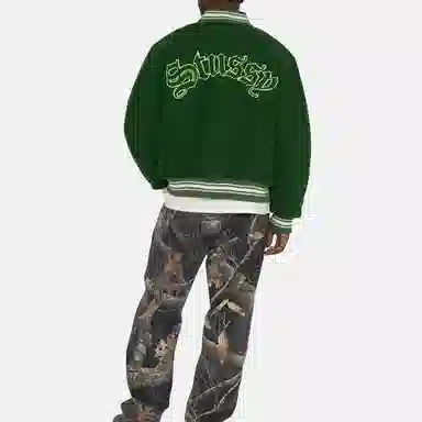 Stussy FW22 Casentino Wool Varsity Jacket