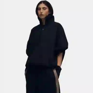 Fear of God Athletics x adidas Suede Fleece 1/2 Zip Black