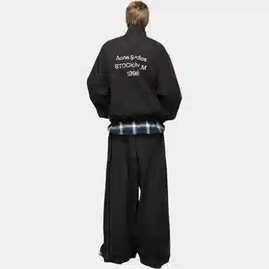 Acne Studios FW25 Logo Zip Back Letter Print Jacket