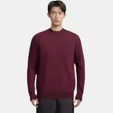 恒源祥 加厚提花纯色半高领针织毛衣 男款