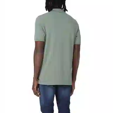 HUGO BOSS Logo Print Polo Shirt Light Green