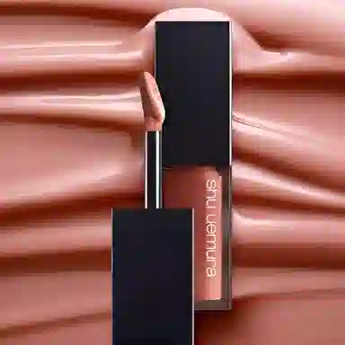 植村秀 秋季绢感裸色唇釉 润泽 不晕染