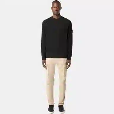 Stone Island Long Sleeve Crewneck Sweatshirt Black