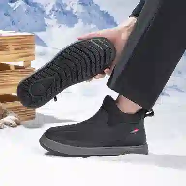 泰和源 布 加绒舒适 短靴 男款