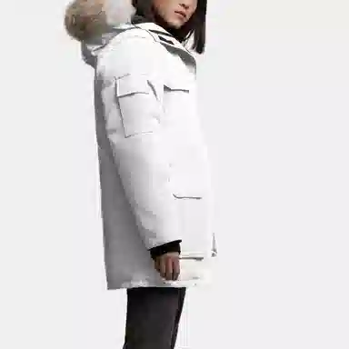 Canada Goose Fusion Fit Expedition Parka White