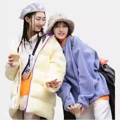 New Era Fleece Colorblock Hoodie Blue