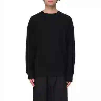 Y-3 Logo Knit Crew Sweatshirt