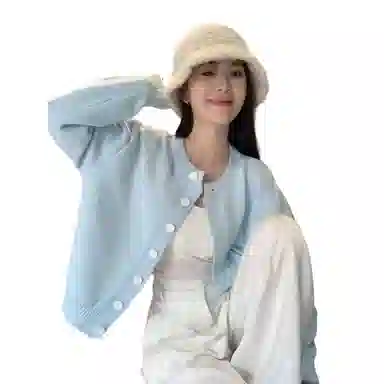 望莱仕 时尚适中合身长袖针织衫 女款