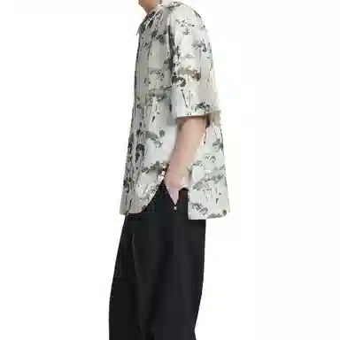 COS Floral Print Short Sleeve Shirt