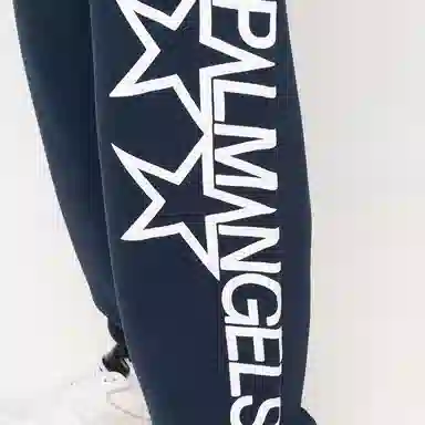 Palm Angels Racing Star Jogger Pants Blue