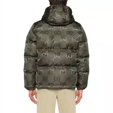 Gucci FW22 Logo Zip Hoodie Jacket Green
