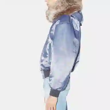 Acne Studios Denim Blue Bomber Jacket