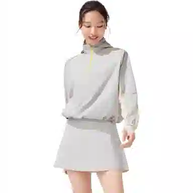 蕉下 速干撞色长袖防晒服 女款