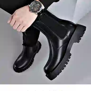 Mingyitu Chelsea Boots Black