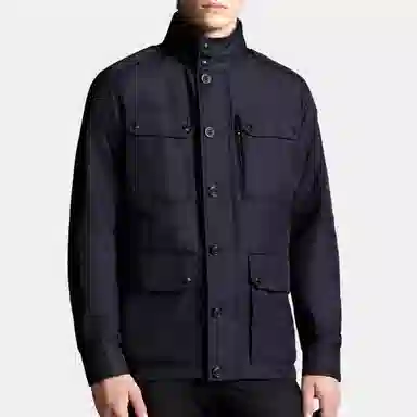 Moncler Lez Rain Jacket Navy