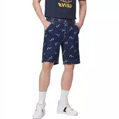 EVISU SS22 Denim Shorts