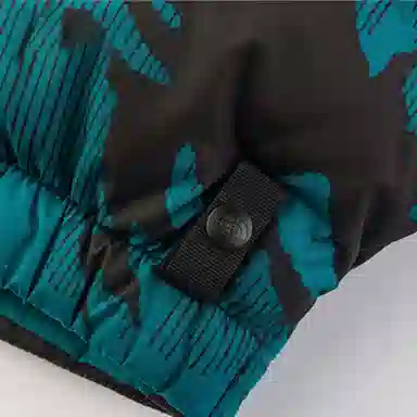 The North Face Retro Nuptse Jacket Blue Black