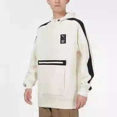 Puma x FIRSTMILE Patchwork Hoodie Off White