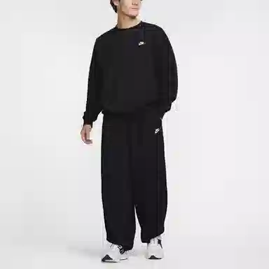 Nike Club FT Oversized Crew Black
