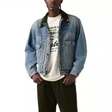 Levi’s x Barbour FW25 Corduroy Collar Denim Jacket