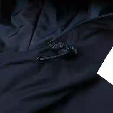 Jack Wolfskin Hooded Windproof Jacket Navy Blue