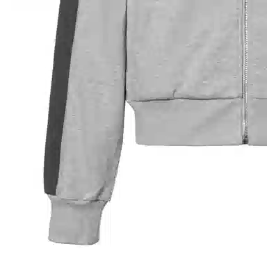 Versace Logo Embroidered Zip Jacket