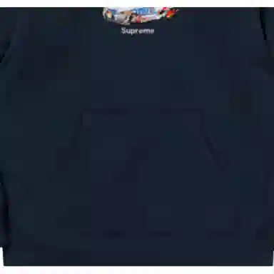 Supreme Cop Car Hooded Sweatshirt Navy