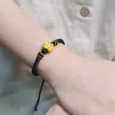 幸囍礼 暴富生肖蛇手绳 国潮聚财铜钱灵蛇手工编绳 精致轻奢招财转运手环 玛瑙 手链 男女同款情侣款