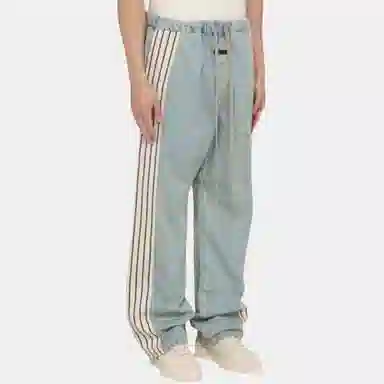 Fear of God SS24 Denim Striped Forum Pant Light Indigo