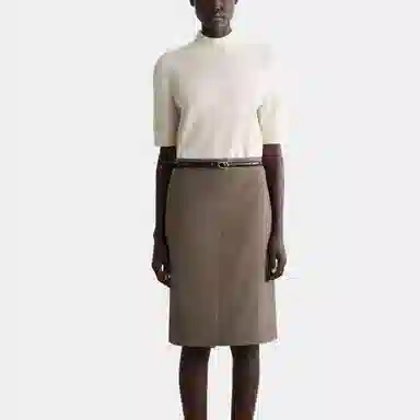 COS Split Hem Straight Skirt