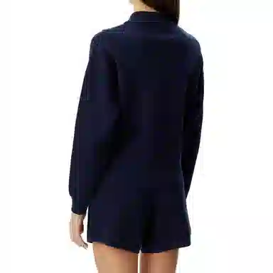Lacoste V-Neck Cashmere Sweater Navy