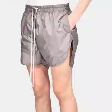 RICK OWENS RO x Champion SS23 Boxing Shorts Gray