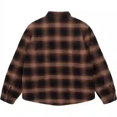 Stussy FW25 QUILTED PLAID SHIRT JACKET