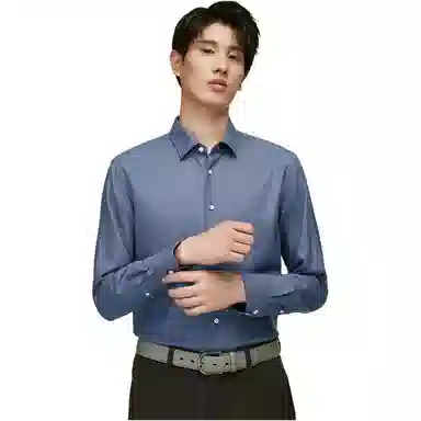 红豆 暖姜春秋保暖长袖莫代尔舒适抗菌发热商务休闲衬衫 男女同款