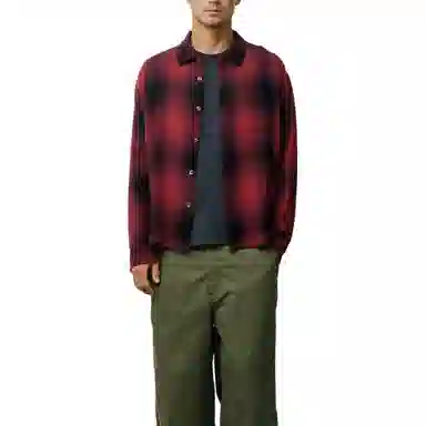 Stussy SS25 LOOSE WEAVE PLAID SHIRT