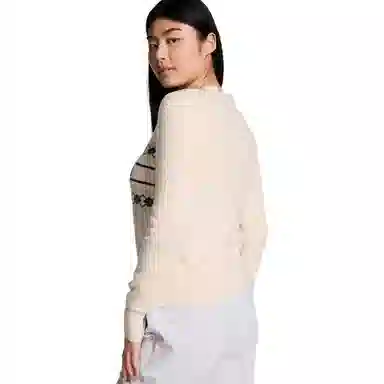 Victoria's Secret PINK Crewneck SweaterNatural Heather Ski Club