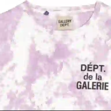 Gallery Dept. Purple Crewneck T-Shirt