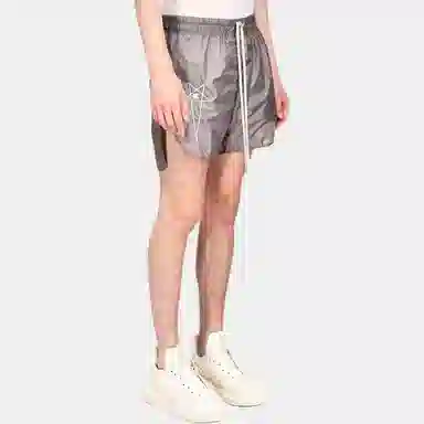 RICK OWENS RO x Champion SS23 Boxing Shorts Gray