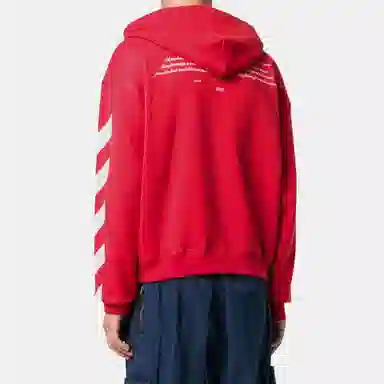 OFF-WHITE Hoodie Red