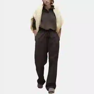 Fear of God Essentials FW22 Womens Ls Polo Wood Polo