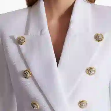 Balmain SS24 White Blazer