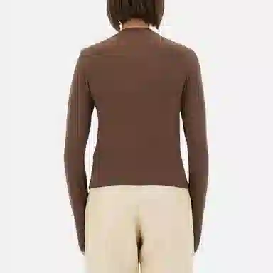 Jacquemus Crewneck Long Sleeve Tee Women